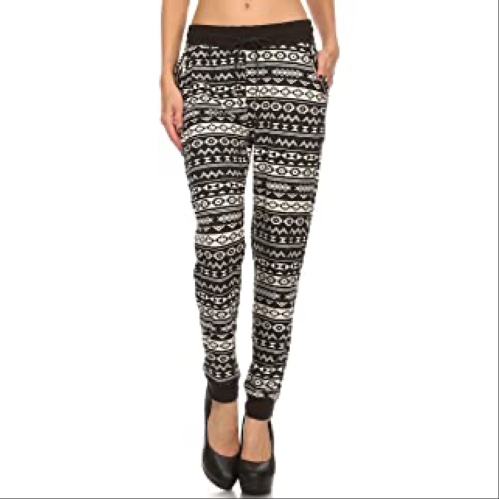 Paisley Print Loose Fit Harem Ankle Casual Pants